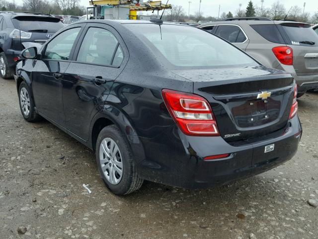 1G1JB5SH0H4172539 - 2017 CHEVROLET SONIC LS 黑色 照片 3