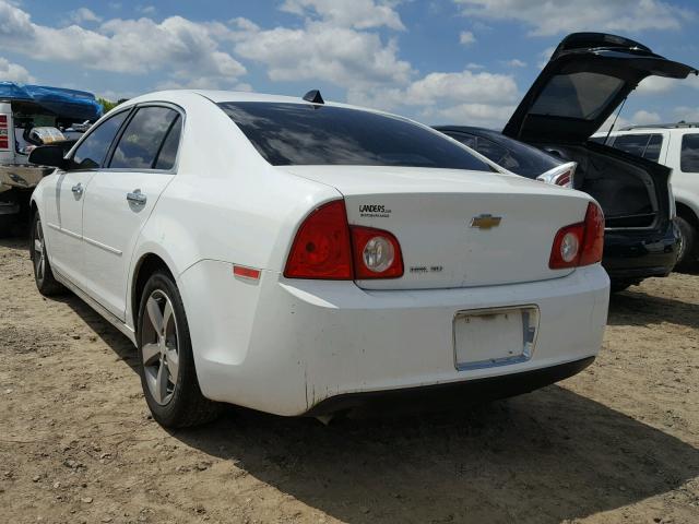 1G1ZC5E04CF175608 - 2012 CHEVROLET MALIBU 1LT 白色 照片 3
