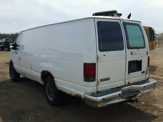 1FTNS24L47DA70488 - 2007 FORD ECONOLINE WHITE photo 3