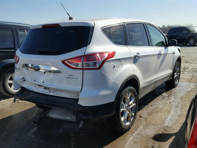 1FMCU0HX2DUB37129 - 2013 FORD ESCAPE SEL WHITE photo 4