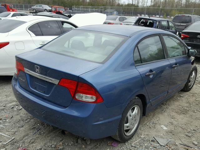 19XFA1F33BE035902 - 2011 HONDA CIVIC VP BLUE photo 4