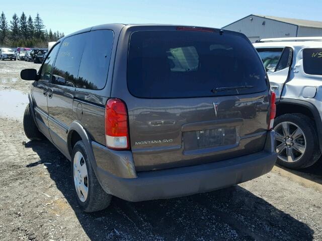 1GMDU03169D100891 - 2009 PONTIAC MONTANA SV BEIGE photo 3