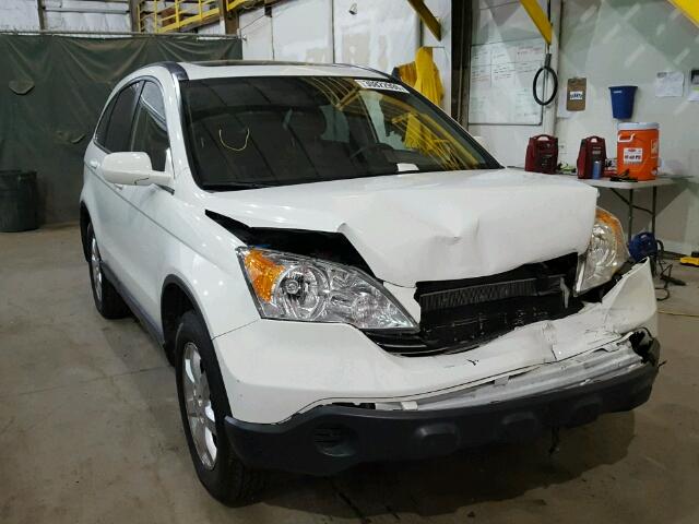 JHLRE38767C065958 - 2007 HONDA CR-V EXL WHITE photo 1