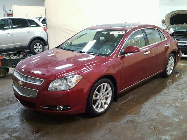 1G1ZE5EB2AF137433 - 2010 CHEVROLET MALIBU LTZ 栗色 照片 2