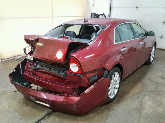 1G1ZE5EB2AF137433 - 2010 CHEVROLET MALIBU LTZ 栗色 照片 4