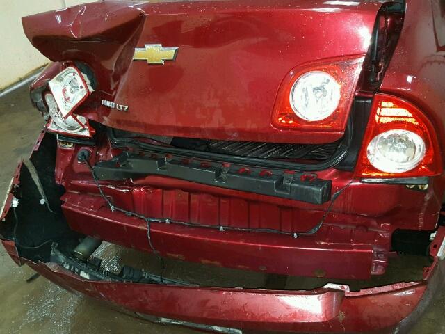 1G1ZE5EB2AF137433 - 2010 CHEVROLET MALIBU LTZ 栗色 照片 9