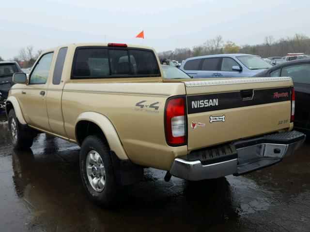1N6ED26Y3XC310734 - 1999 NISSAN FRONTIER K GOLD photo 3