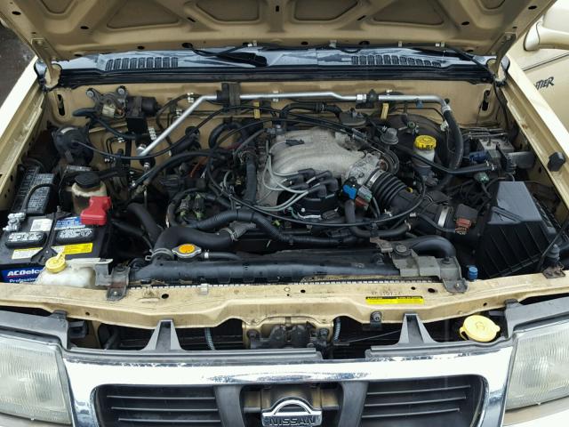 1N6ED26Y3XC310734 - 1999 NISSAN FRONTIER K GOLD photo 7