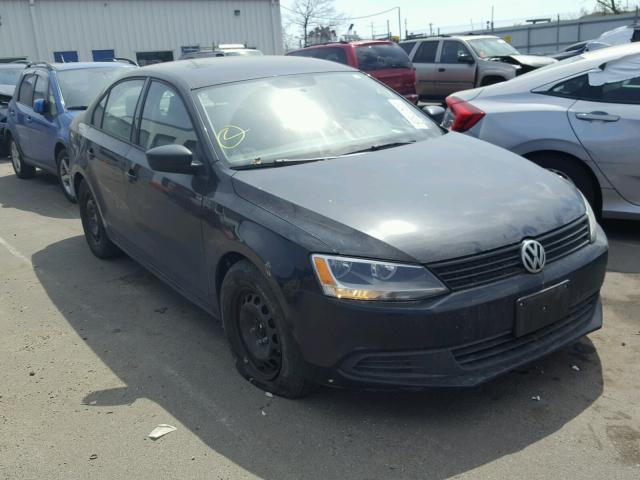 3VW2K7AJ9CM346842 - 2012 VOLKSWAGEN JETTA BASE 黑色 照片 1