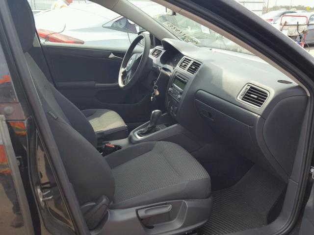 3VW2K7AJ9CM346842 - 2012 VOLKSWAGEN JETTA BASE 黑色 照片 5
