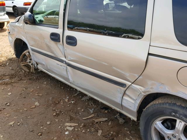 1GNDV23177D142181 - 2007 CHEVROLET UPLANDER L 棕色 照片 9