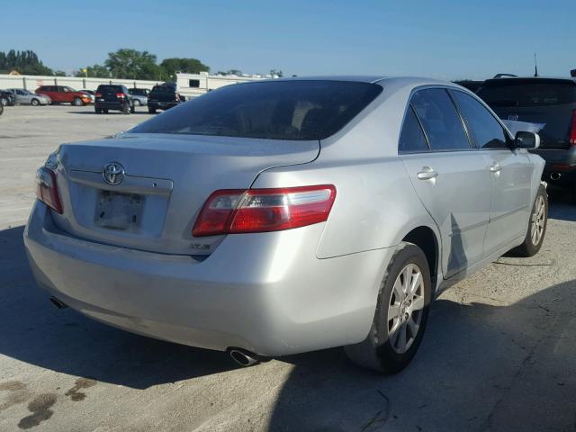 4T1BK46K97U018577 - 2007 TOYOTA CAMRY NEW SILVER photo 4