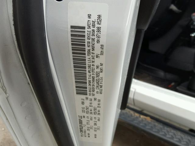 1C4AJWAG2DL702521 - 2013 JEEP WRANGLER S WHITE photo 10