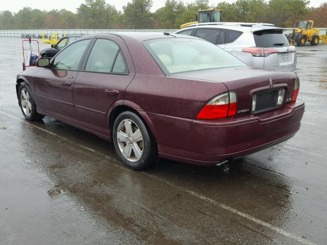 1LNHM87A96Y606097 - 2006 LINCOLN LS 红色 照片 3