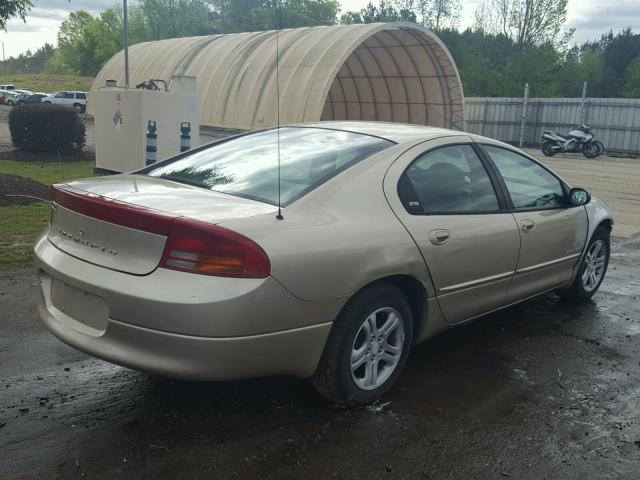 2B3HD56J51H665477 - 2001 DODGE INTREPID E GOLD photo 4