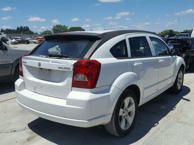 1B3CB3HA4BD269105 - 2011 DODGE CALIBER MA WHITE photo 4