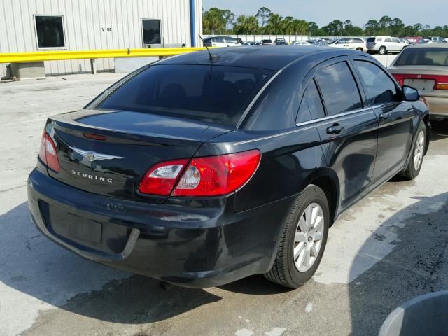 1C3LC46K08N285550 - 2008 CHRYSLER SEBRING LX BLACK photo 4