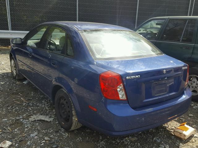 KL5JD56Z55K102780 - 2005 SUZUKI FORENZA S BLUE photo 3