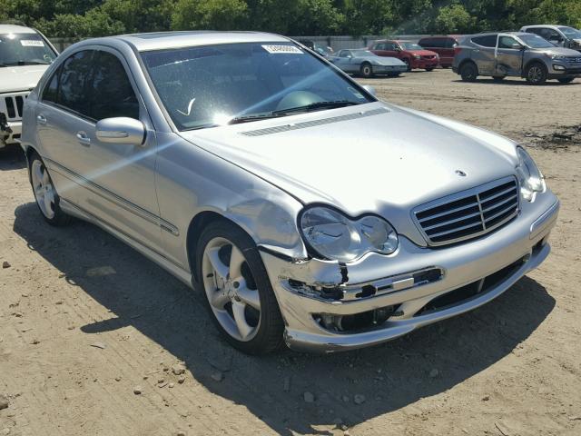 WDBRF52H36F784975 - 2006 MERCEDES-BENZ C GENERATI SILVER photo 1