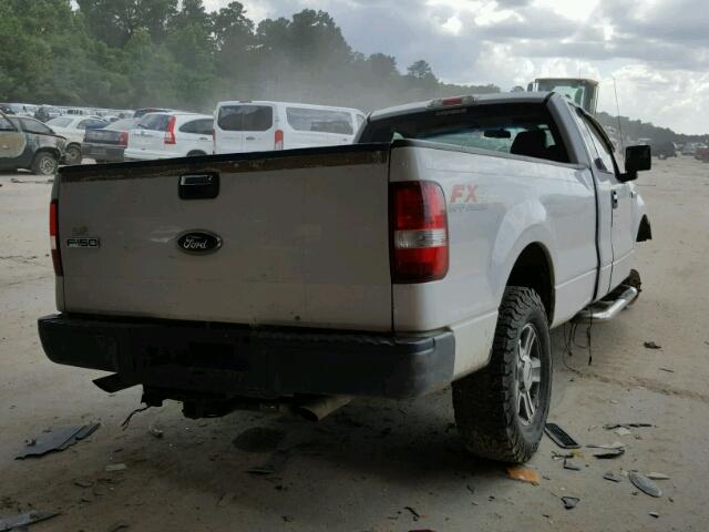 1FTRF14W07KC85260 - 2007 FORD F150 WHITE photo 4