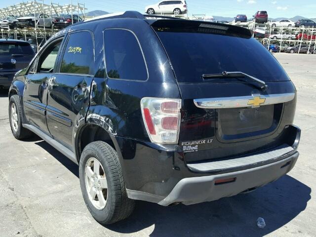 2CNDL73F766002275 - 2006 CHEVROLET EQUINOX LT BLACK photo 3