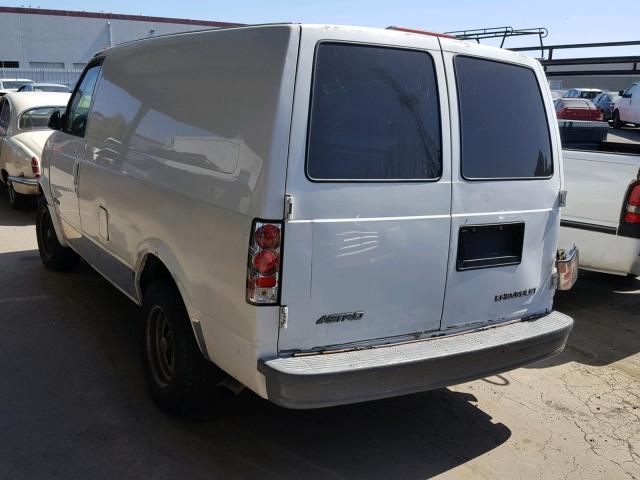 1GCDM19X22B135161 - 2002 CHEVROLET ASTRO WHITE photo 3