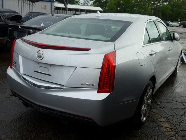 1G6AB5RX3D0156070 - 2013 CADILLAC ATS LUXURY SILVER photo 4