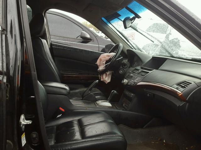 5J6TF2H56AL007777 - 2010 HONDA ACCORD CRO BLACK photo 5