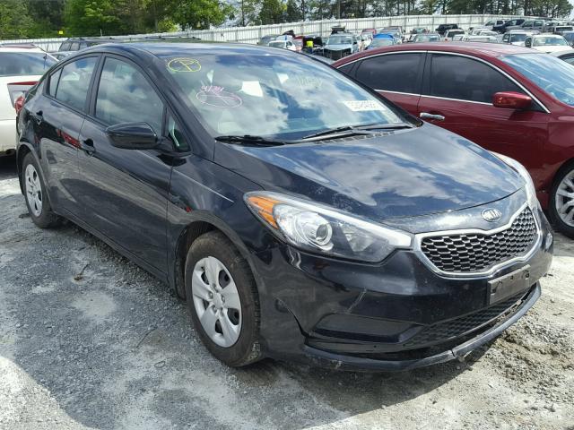 KNAFK4A63F5293254 - 2015 KIA FORTE LX BLACK photo 1