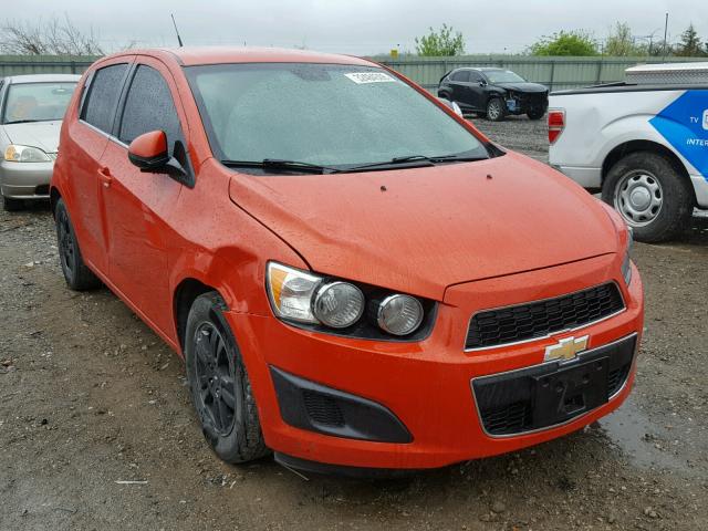 1G1JD6SB1D4166514 - 2013 CHEVROLET SONIC LT ORANGE photo 1