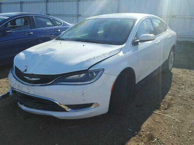 1C3CCCAB3FN542151 - 2015 CHRYSLER 200 LIMITE WHITE photo 2