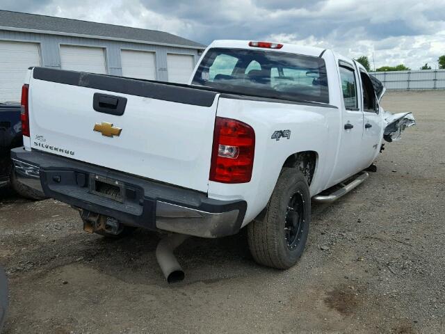 1GC1KVC83CF230033 - 2012 CHEVROLET SILVERADO WHITE photo 4