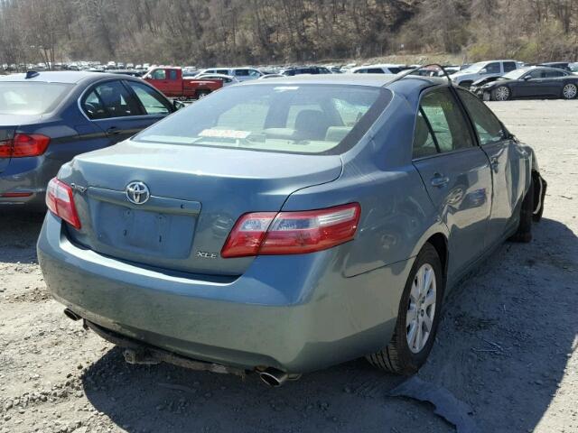 4T1BK46K17U534822 - 2007 TOYOTA CAMRY NEW GREEN photo 4