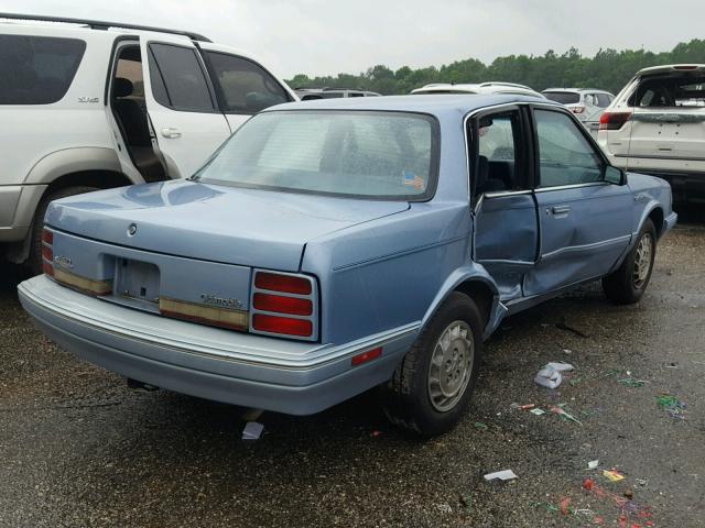 1G3AG54NXP6372441 - 1993 OLDSMOBILE CUTLASS CI BLUE photo 4