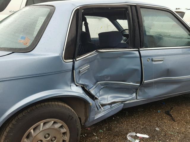1G3AG54NXP6372441 - 1993 OLDSMOBILE CUTLASS CI BLUE photo 9