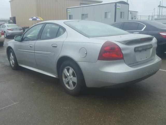 2G2WP552081103730 - 2008 PONTIAC GRAND PRIX ვერცხლისფერი ფოტო 3