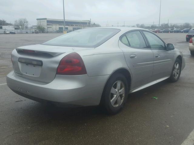2G2WP552081103730 - 2008 PONTIAC GRAND PRIX ვერცხლისფერი ფოტო 4
