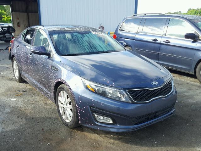 5XXGN4A79FG490819 - 2015 KIA OPTIMA EX BLUE photo 1