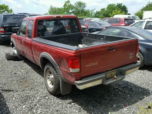 1FTZR15X1YTB21218 - 2000 FORD RANGER SUP RED photo 3