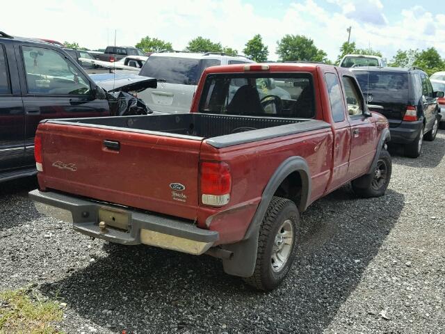 1FTZR15X1YTB21218 - 2000 FORD RANGER SUP RED photo 4