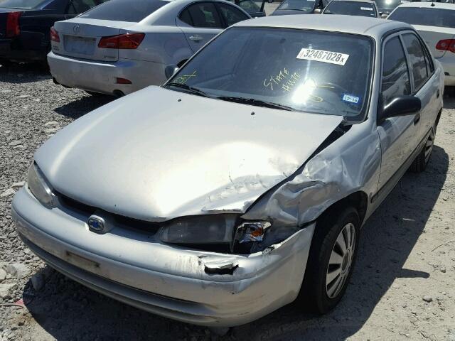 1Y1SK52811Z433628 - 2001 CHEVROLET GEO PRIZM 银色 照片 2