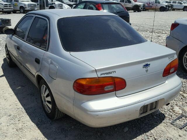 1Y1SK52811Z433628 - 2001 CHEVROLET GEO PRIZM 银色 照片 3