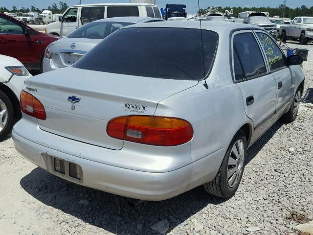 1Y1SK52811Z433628 - 2001 CHEVROLET GEO PRIZM 银色 照片 4