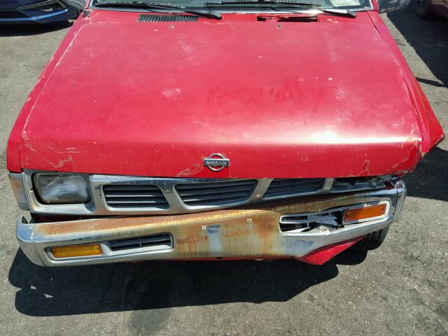 1N6SD11S9SC445788 - 1995 NISSAN TRUCK E/XE RED photo 7