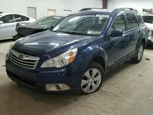 4S4BRBCC6B3317021 - 2011 SUBARU OUTBACK 2. BLUE photo 2