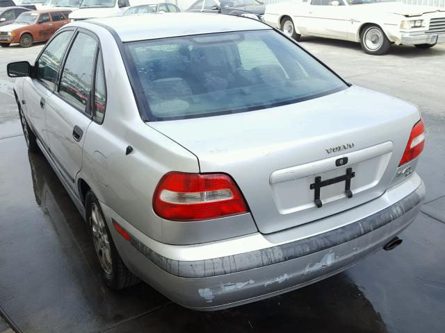 YV1VS29581F603538 - 2001 VOLVO S40 1.9T SILVER photo 3