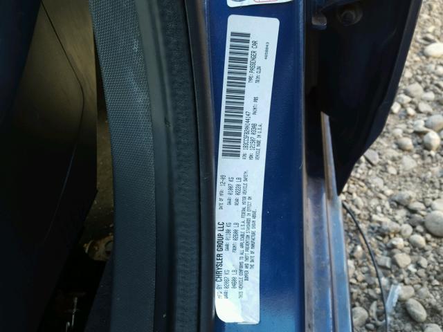 1B3CC5FB2AN144147 - 2010 DODGE AVENGER R/ BLUE photo 10