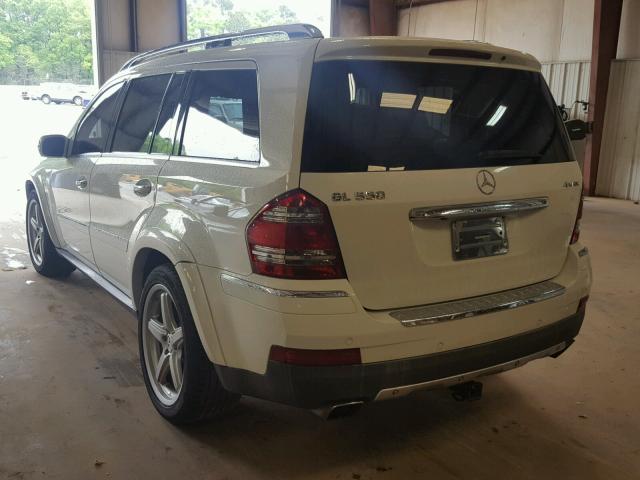 4JGBF86E18A347007 - 2008 MERCEDES-BENZ GL 550 4MA WHITE photo 3