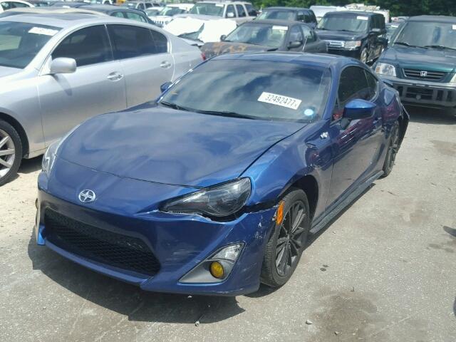 JF1ZNAA1XD1719008 - 2013 TOYOTA SCION FR-S ლურჯი ფოტო 2