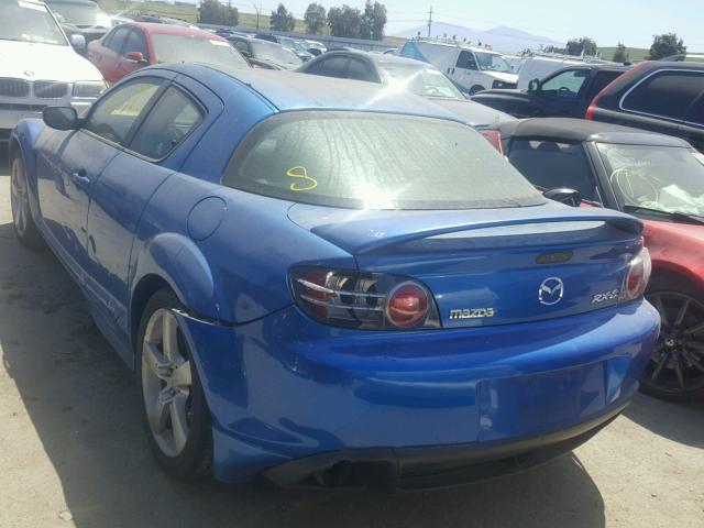 JM1FE17N040118140 - 2004 MAZDA RX8 BLUE photo 3